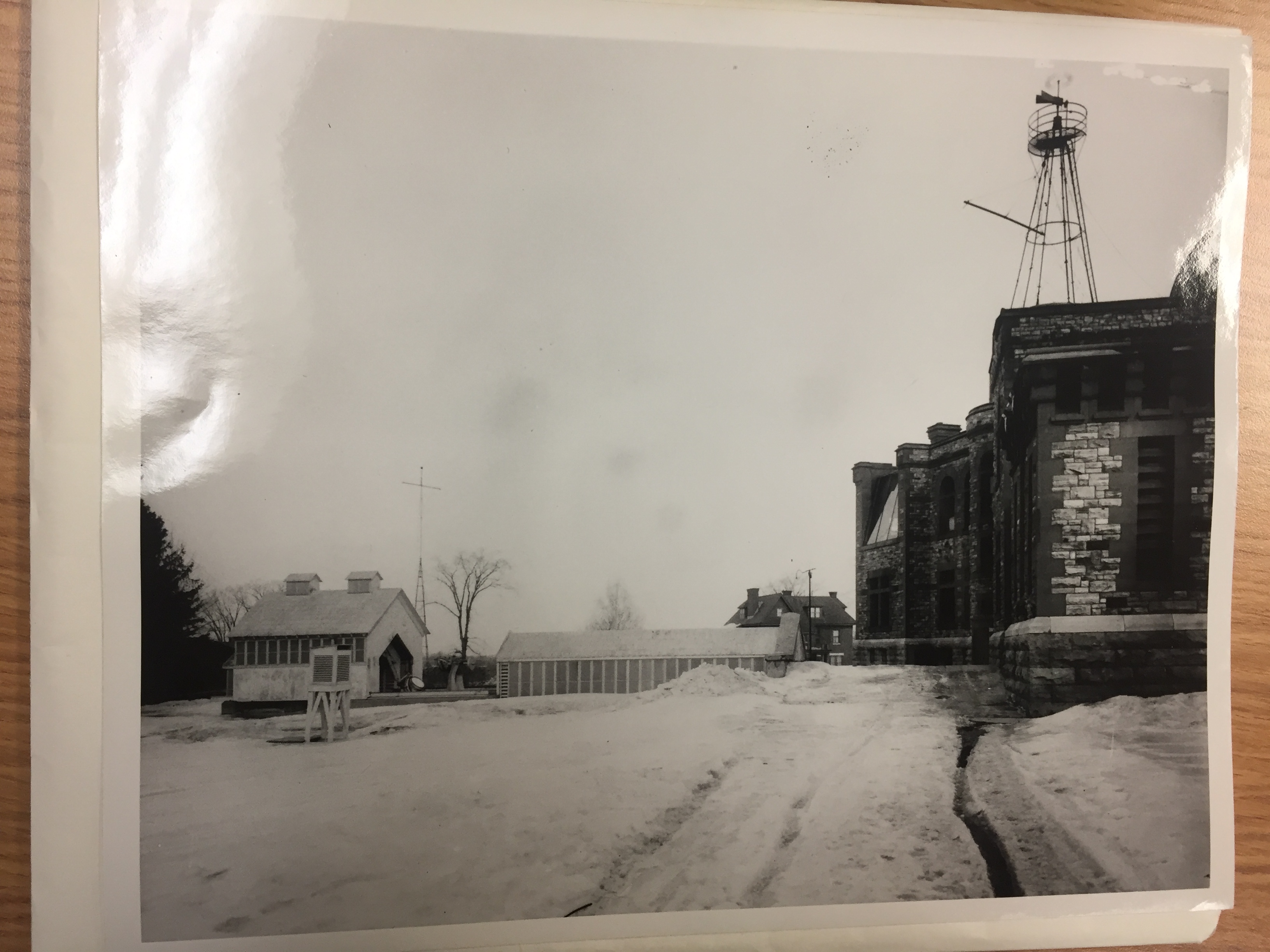 Dominion Observatory Rear View Winter 1915