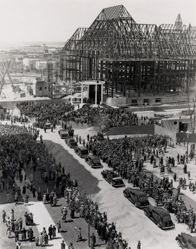 Laying of the first cornerstone for the Supreme Court of Canada 