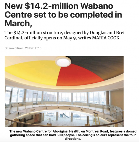 This is the main page of the news article