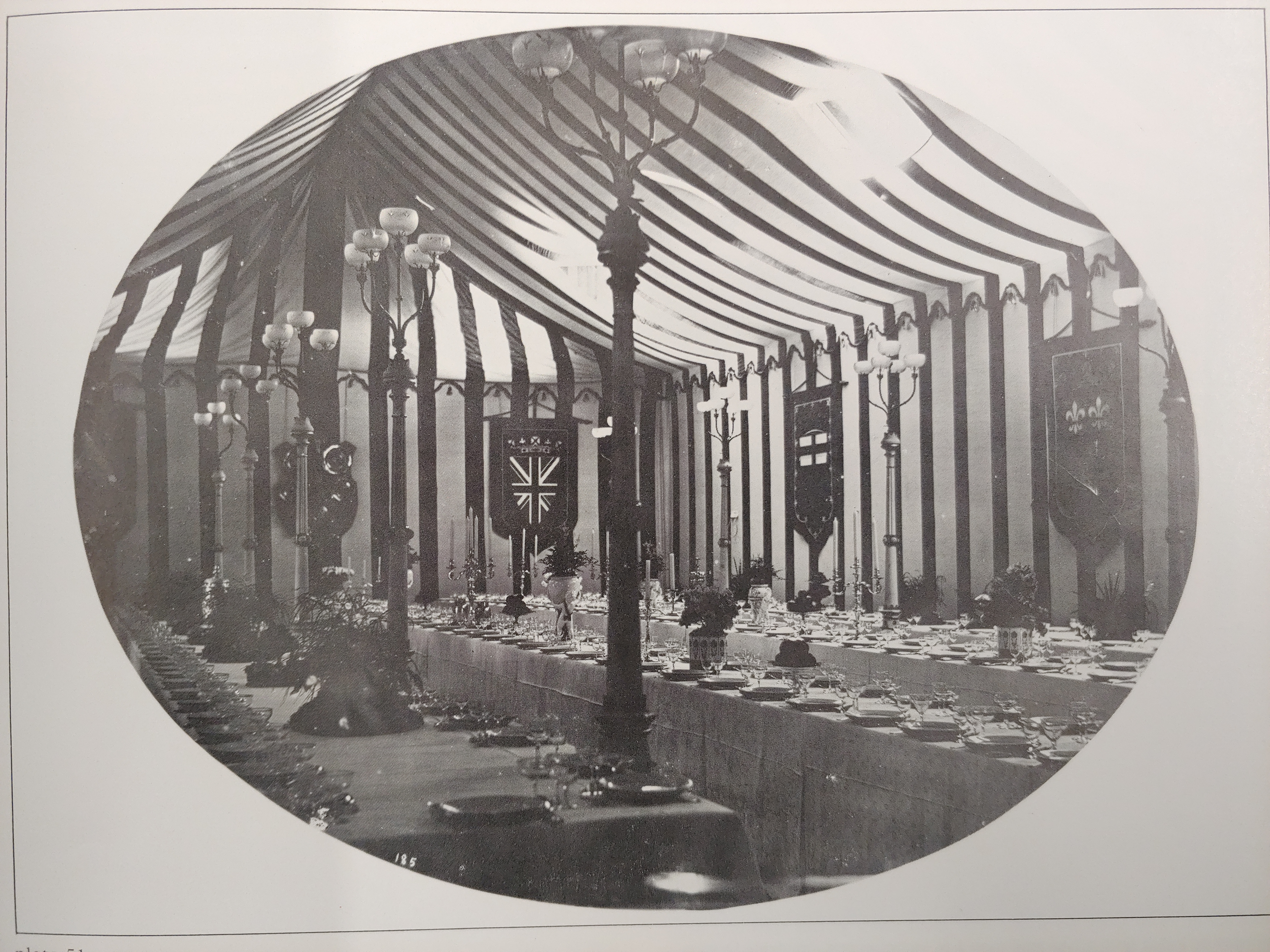 Interior of the Tent Room. Photo by W J Topley (PAC PA-4845)