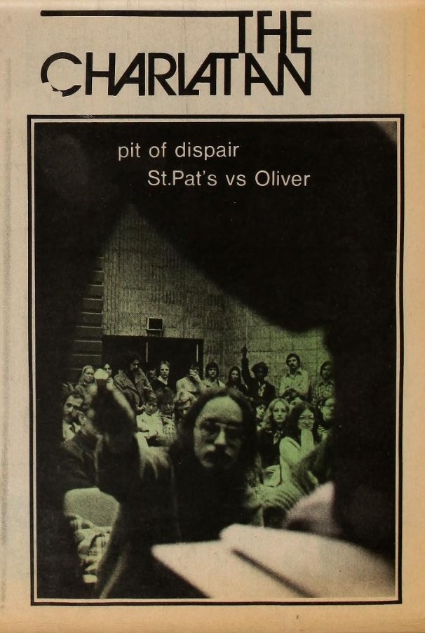 Charlatan Clipping Dec 6, 1974, cover page