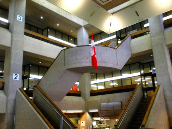 Interior staircase of the OPL
