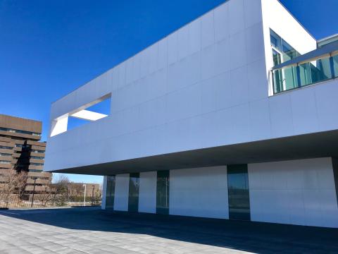 Picture of the façade of the building that is on Sussex drive. 