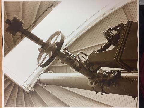 Dominion Observatory Telescope Inside Dome