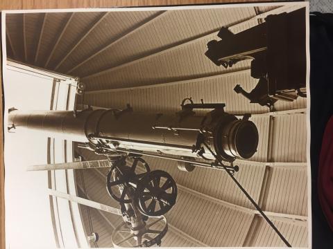 Dominion Observatory Telescope Removal Inside Dome