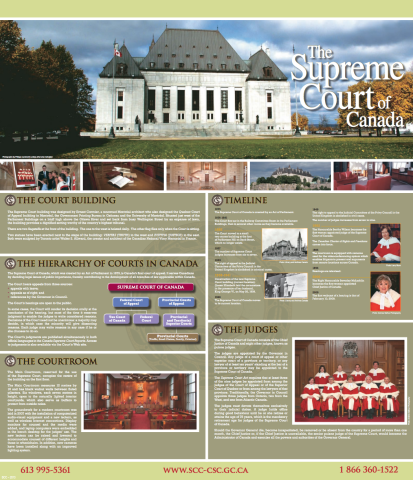 Supreme Court of Canada Brochure 