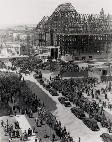 Laying of the first cornerstone for the Supreme Court of Canada 