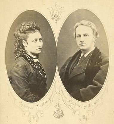 Princess Louise and Lorne Engagement Photo, Royal Photographers W & D Downey, 1869, Wikipedia 2