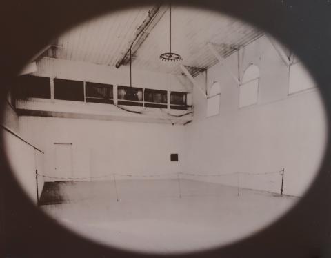 Racket Court, Original, Connaught period (1911-1916) Rideau Hall Archives, 575-29