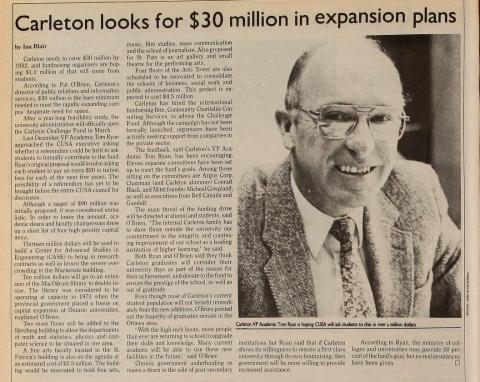 Charlatan Clipping Jan 15, 1987, pg 6