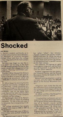 Charlatan Clipping Nov 29, 1974, pg 1