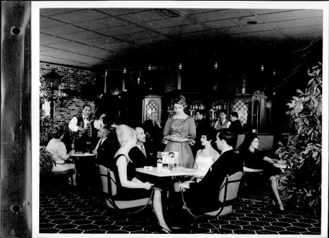 original photo of the Cock and Lion that replaced the Canadian Grill