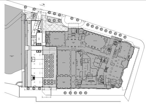 Chateau Laurier Existing Ground Floor Plan (ERA Architects)